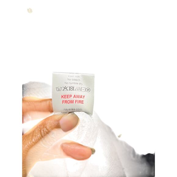 Naya Rea Wool Cable Knit Black Sweater Onesie Sz M - Picture 7 of 8